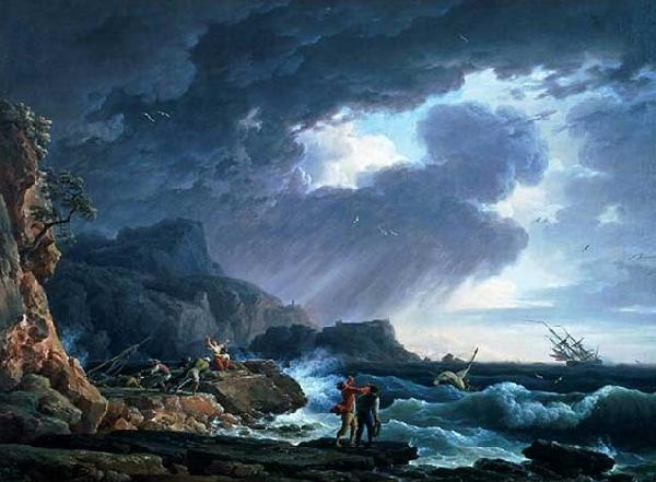 Claude-joseph Vernet Claude Joseph - A Seastorm Germany oil painting art